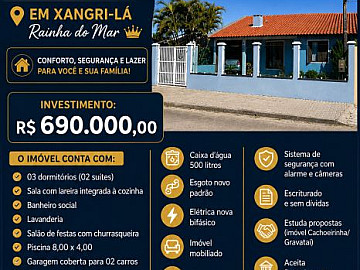 Casa - Venda - Rainha do Mar - Xangri-lá - RS